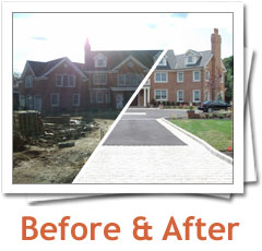 Before and After pictures of Metamorphosis Landscape Design projects, Long Island area, New York